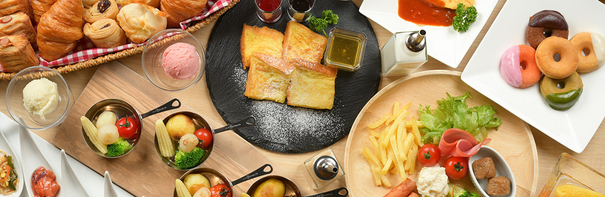 朝食ビュッフェ