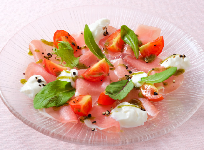 カプレーゼ×YUDAミルク  ギリシャヨーグルト